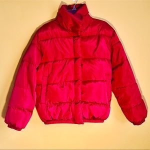 XL Red Ci Sono Bubble Coat